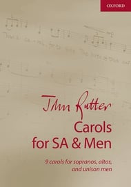 John Rutter Carols SAB Choral Score cover Thumbnail
